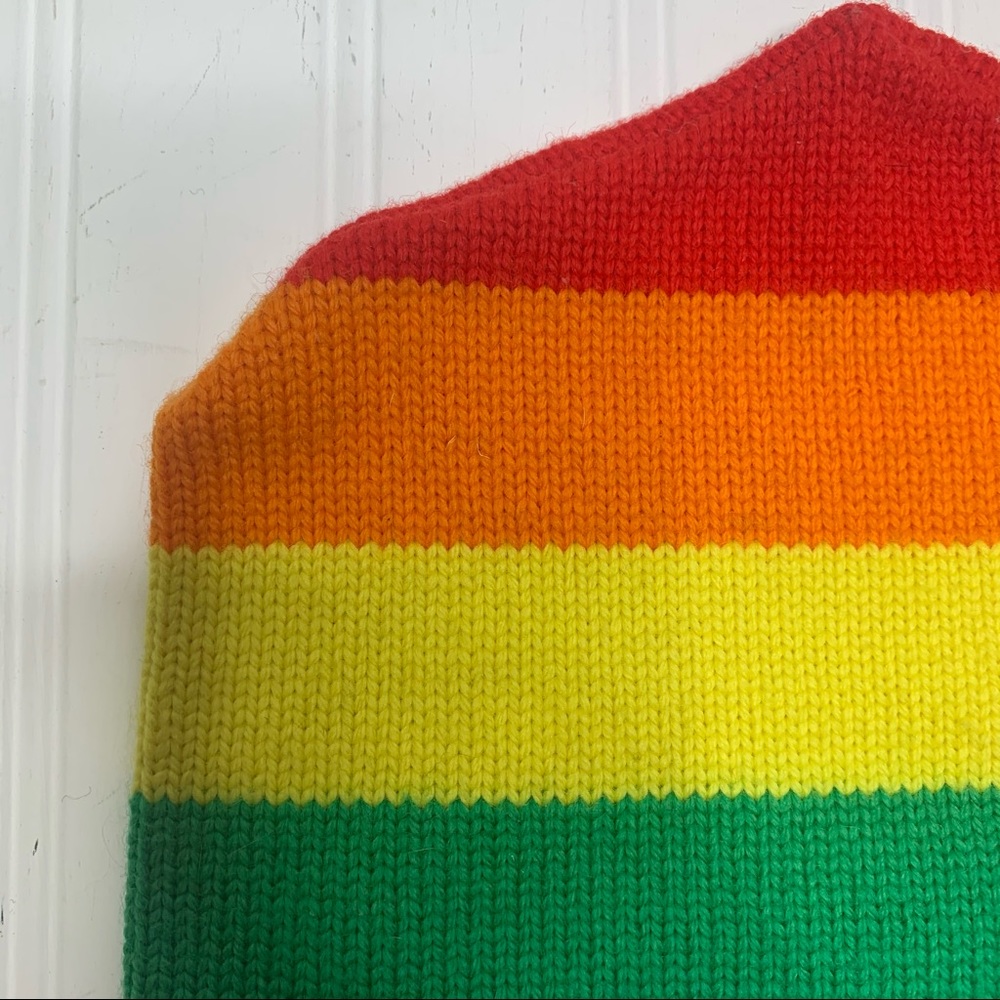 Colorful 100% Wool Beanie - Picture 2 of 13